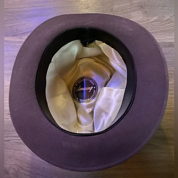 Lanning Grey Fedora Hat with Black Band - Picture 4 of 6